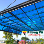 Mái nhựa xanh 01